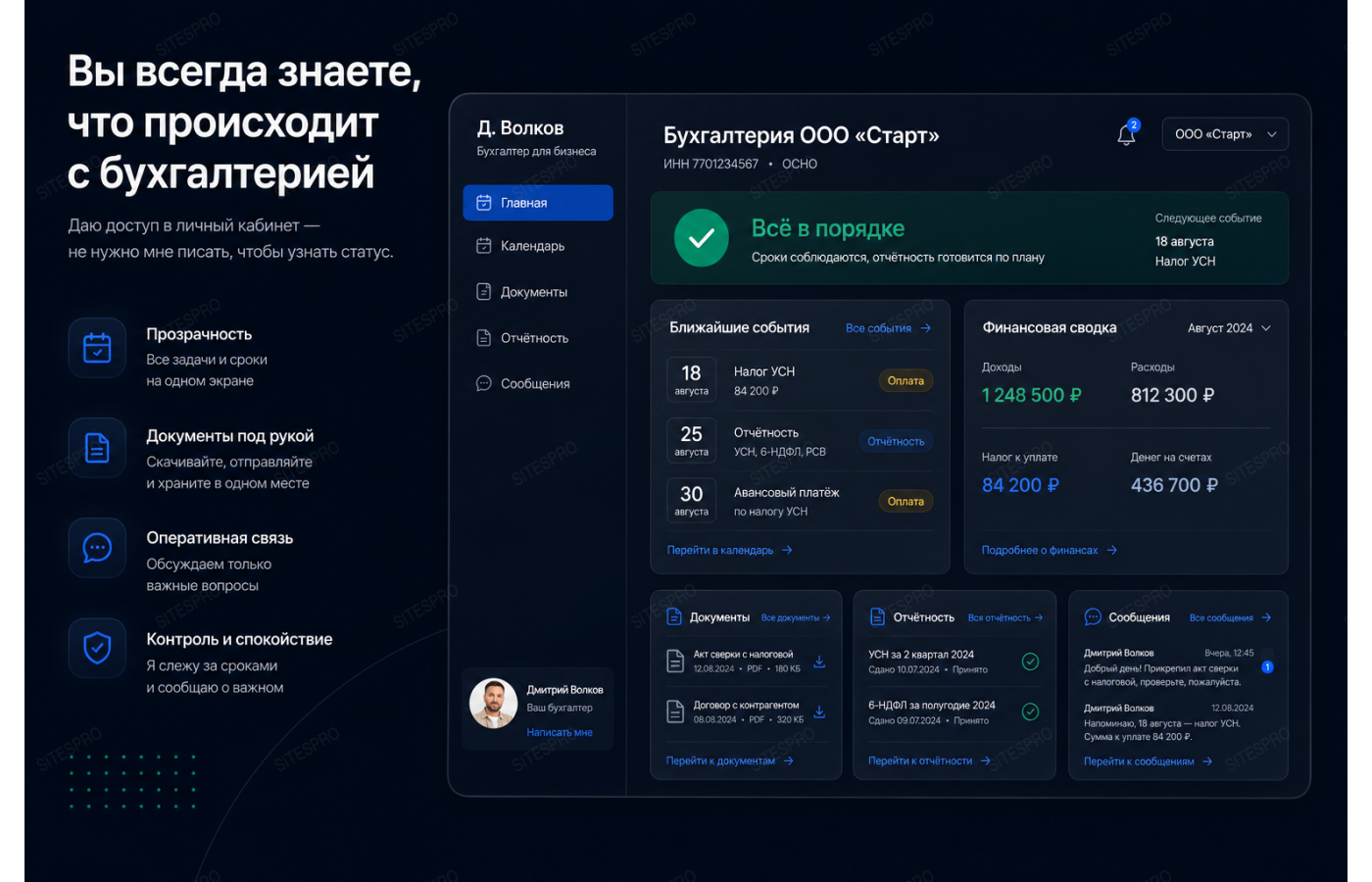 Удалённый бухгалтер — версия для ПК, экран 6