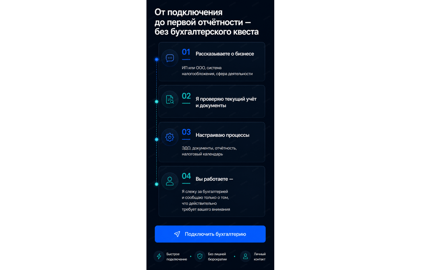Удалённый бухгалтер — версия для телефона, экран 4