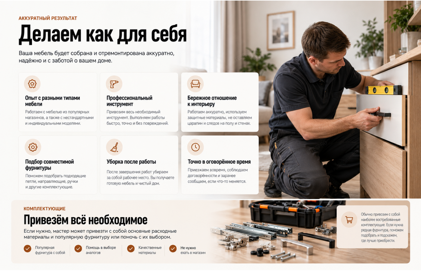 Сборка и ремонт мебели — версия для ПК, экран 7