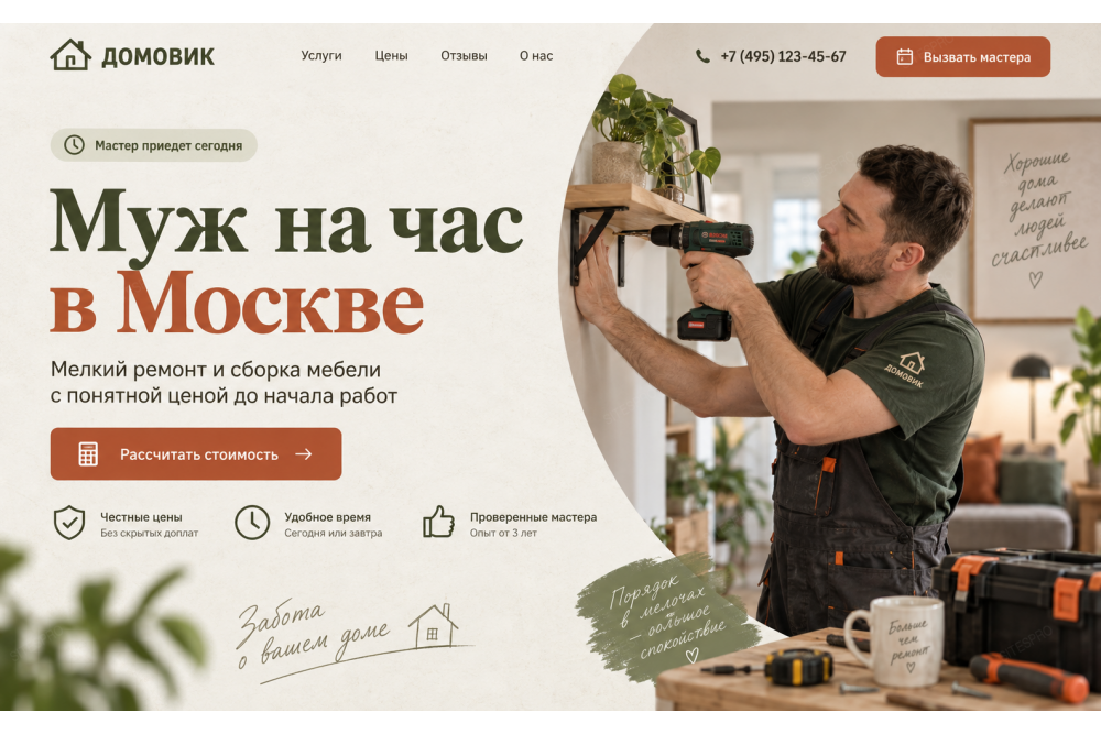 Муж на час