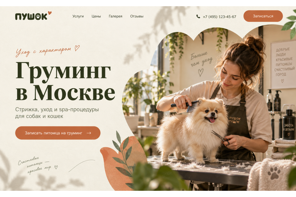 Груминг и уход за животными