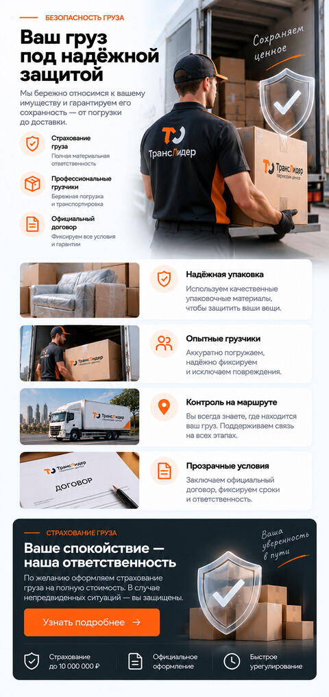Готовый сайт транспортной компании — версия для телефона, экран 7