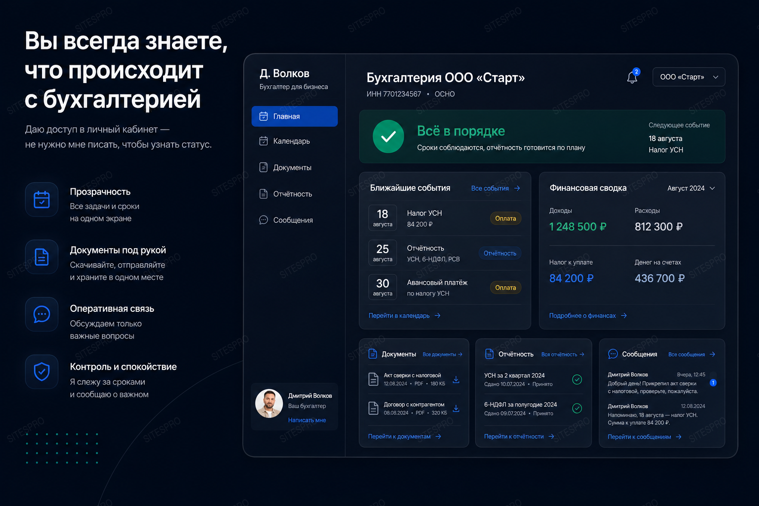Удалённый бухгалтер — версия для ПК, экран 6