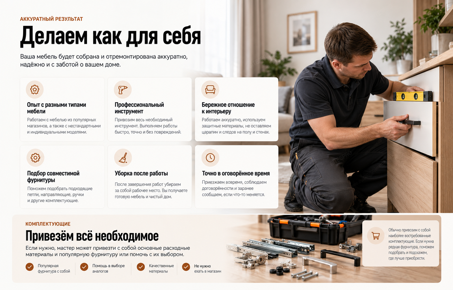 Сборка и ремонт мебели — версия для ПК, экран 7