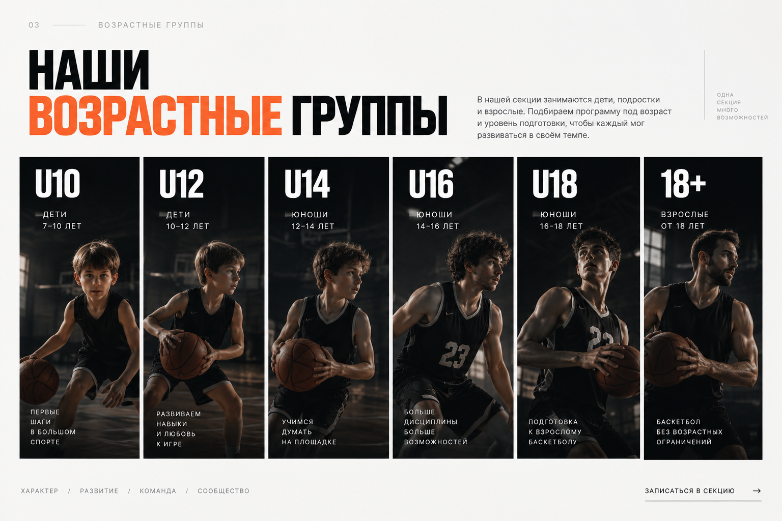 Баскетбольная секция — версия для ПК, экран 3
